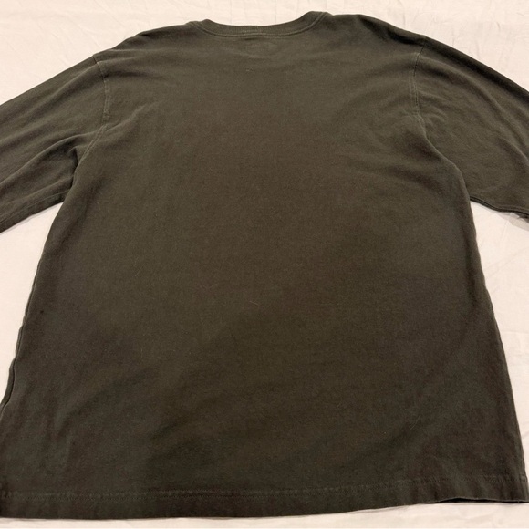 Carhartt Gray and Olive Men's Long Sleeve Shirts lot of 2 size Medium - Picture 7 of 10